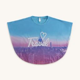 Pantaloons Junior Blue & Pink Cotton Printed Top-image-93
