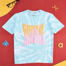 Pantaloons Junior Kids Blue Cotton Printed T-Shirt-picture-22