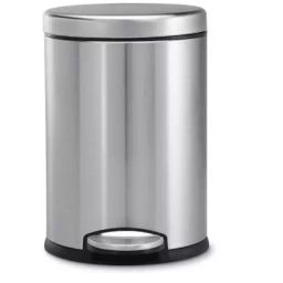 OPR 5 L Silver Stainless Steel Pedal Dustbin 1 Pc-image-76