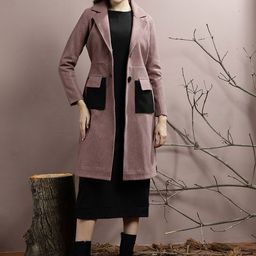 Athena Notched Collar Longline Over Coat-image-8