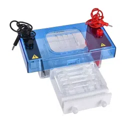 Abdos Mini Wide AGE Horizontal Electrophoresis Unit With Removable Platinum Electrode Assembly, E12170-18
