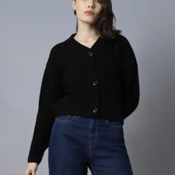 High Star Black Regular Fit Sweater-14