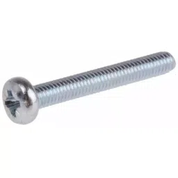 RS PRO Machine Screw M4x30 mm Steel Pozidriv Pan Headed DIN 7985, 553582-image-58