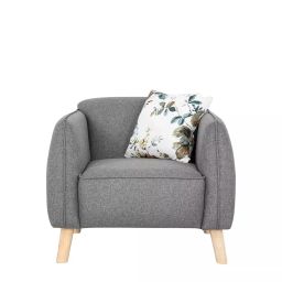 Urban Living Grey Buffalo 1 Seater Sofa-36