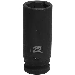 RS PRO 22mm 12.7 mm (1/2 Inch) Drive Impact Socket Hexagon, 1370921-3