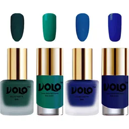 VOLO Set Of 4 Velvet Matte & Extra Shine Nail Polish-8 ml & 9.9 ml Each Shade 12-19-26-66 image 1