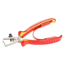 FACOM 170 mm Length Carbon Alloy Steel Wire Strippers, 194A.17VE-9