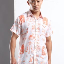 THE BEETEL HOUSE Tropical Printed Casual Shirt-picture-48