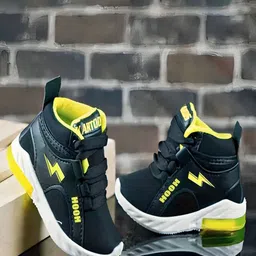 HOOH Now Comfort in Fashion Unisex Kids Woven Design Sneakers-image-84