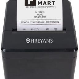 SHREYANS 80mm Thermal Billing Printer with Autocutter | Ultra Fast Speed with Compact Design Makes is Much Easier to use | Bluetooth+WiFi+LAN+USB image 1