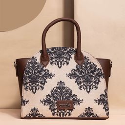 ZOUK Women Floral Printed Swagger Handheld Bag-17