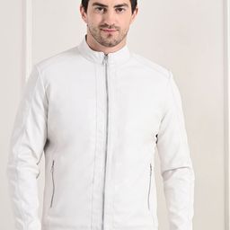 TBOJ Men Leather Lightweight Biker Jacket-image-51