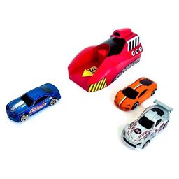 SVE Rapid Launcher Play Set Toy With Die Cast Metal Stunt Car Pack of 4  Multicolor-12