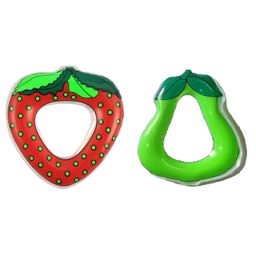 Vworld Water Filled Teether Bpa Teether Toy For Kids Strawberry And Greenpear (Pack Of 2) (Multicolour)-11