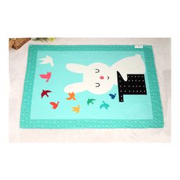 New Comers Ultra Soft Plush Baby Blanket for Newborn - Sea Green & Black-image-61