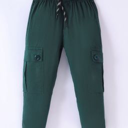 Rikidoos Solid Pocket Detailed Pant - Green-image-75