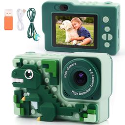 AKN TOYS Dinosaur Kids Camera for Kids,1080P HD Kids Digital Camera for Girls Boys , Selfie Digital Video Camera for Girls Boys with 32GB SD Card( COLOR MAY VARY )-11