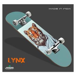 Jaspo Lynx  Fully Assembled 7 Layer Canadian Maple Skateboard - Multicolor image 2