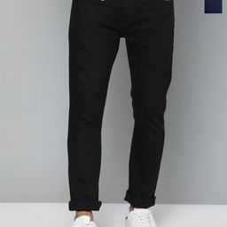 INDIROCKS Men Jean Slash Knee Stretchable Jeans-image-21