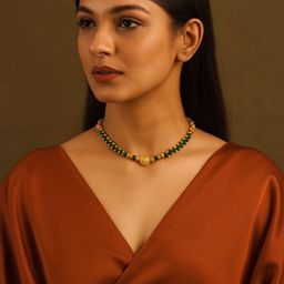 NINAMAAYRA Women Tanmaniya Mani Mala Thushi Mangalsutra-image-21