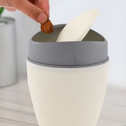 Aura White & Grey Mini Swing Lid Bin 1.25L-image-70