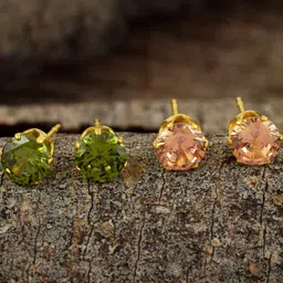 Missmister Gold-Plated Brass Earrings-image-53