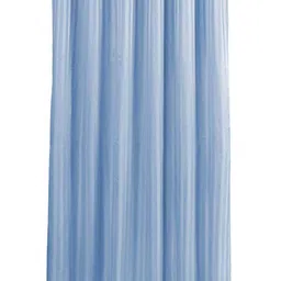OBSESSIONS Blue Striped Shower Curtain-24