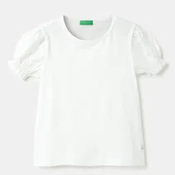 United Colors of Benetton Kids White Solid Top-picture-39