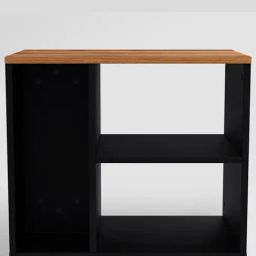 Godrej Interio Gracia Engineered Wood Corner Table Finish Color - Brown, Knock Down-image-26