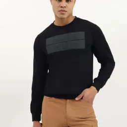 United Colors Of Benetton Black Cotton Regular Fit Printed Sweatshirt-picture-13