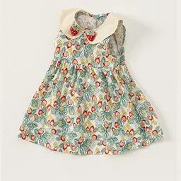 LULU & SKY Floral Print Peter Pan Collar A-Line Dress-picture-8