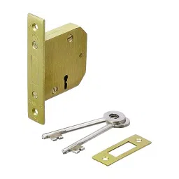 Harrison 65 mm Brass 7 Lever 2 Keys Dead Lock, 0115-33