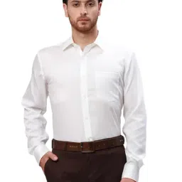 Park Avenue Beige Regular Fit Shirt-picture-7