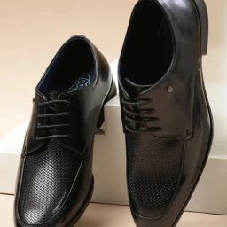 V8 By Ruosh Men's Aura Black Derby Shoes-image-85