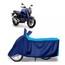 Auto Pearl Two Wheeler Cover for Yamaha FZ S FI New BS6 - Cyan, Blue-image-89