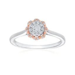 Malabar Gold and Diamonds 18k Rose Diamond Ring for Women-picture-26