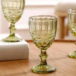 INV Home Ella Green Stem Glass - Set of 6-11