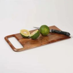 ellementry ChopNCheese Natural Mango Wood Rectangular Chopping Board - Set of 1-image-89