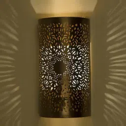 Homesake Golden Moroccan Filigree Wall Lamp - Set of 1-image-81