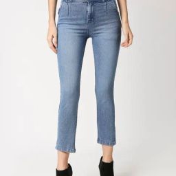 High Star Blue Straight Fit Slim Fit Jeans-image-3