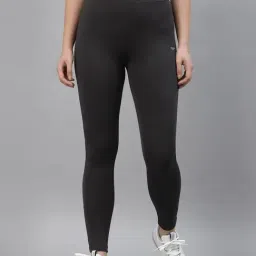 Red Tape Dark Grey Skinny Fit High Rise Tights-image-5