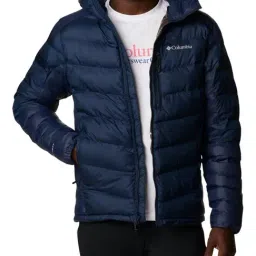Columbia Men Navy Blue Labyrinth Loop Hooded Jacket-image-67