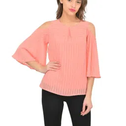 Marie Claire Pink Striped Top-picture-11
