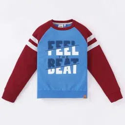 Ed-a-Mamma Kids Multicolor Cotton Printed Full Sleeves Sweatshirt-image-22
