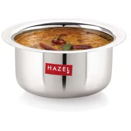 HAZEL Steel Tope, Designer Utensils Set for Kitchen with Round Bottom, Multipurpose Bhagona, 2400 ml-image-21