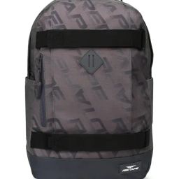 Red Tape Grey & Light Grey Logo Laptop Backpack-image-40