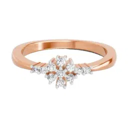 Sparkles Lab Grown Diamond 14k (585) Rose Gold Ring for Women-picture-43
