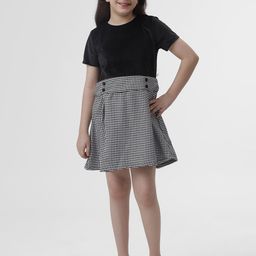 KATE & OSCAR Girls Self Design Fit & Flare Dress-image-43