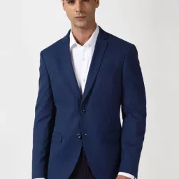Van Heusen Navy Skinny Fit Blazer-image-79