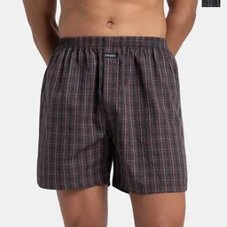Jockey Men Checked Technology Shorts-image-56